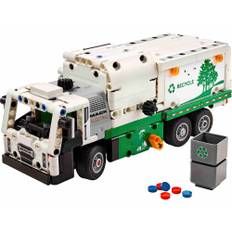 LEGO Technic Mack LR Elektrisk Skraldebil med Bevægbar Laster og Minifigurer