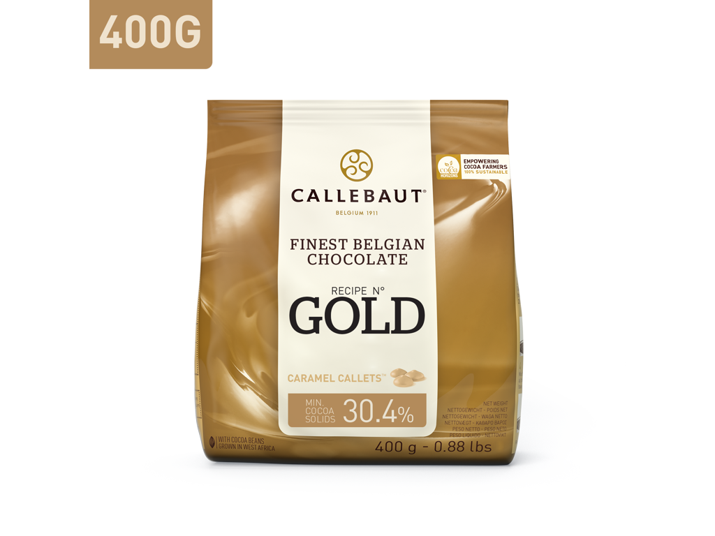 Hvid chokolade karamel, GOLD Callebaut