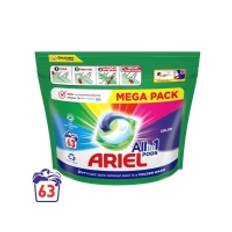 Ariel All-in-1 PODs laundry detergent capsules 63 pcs. color