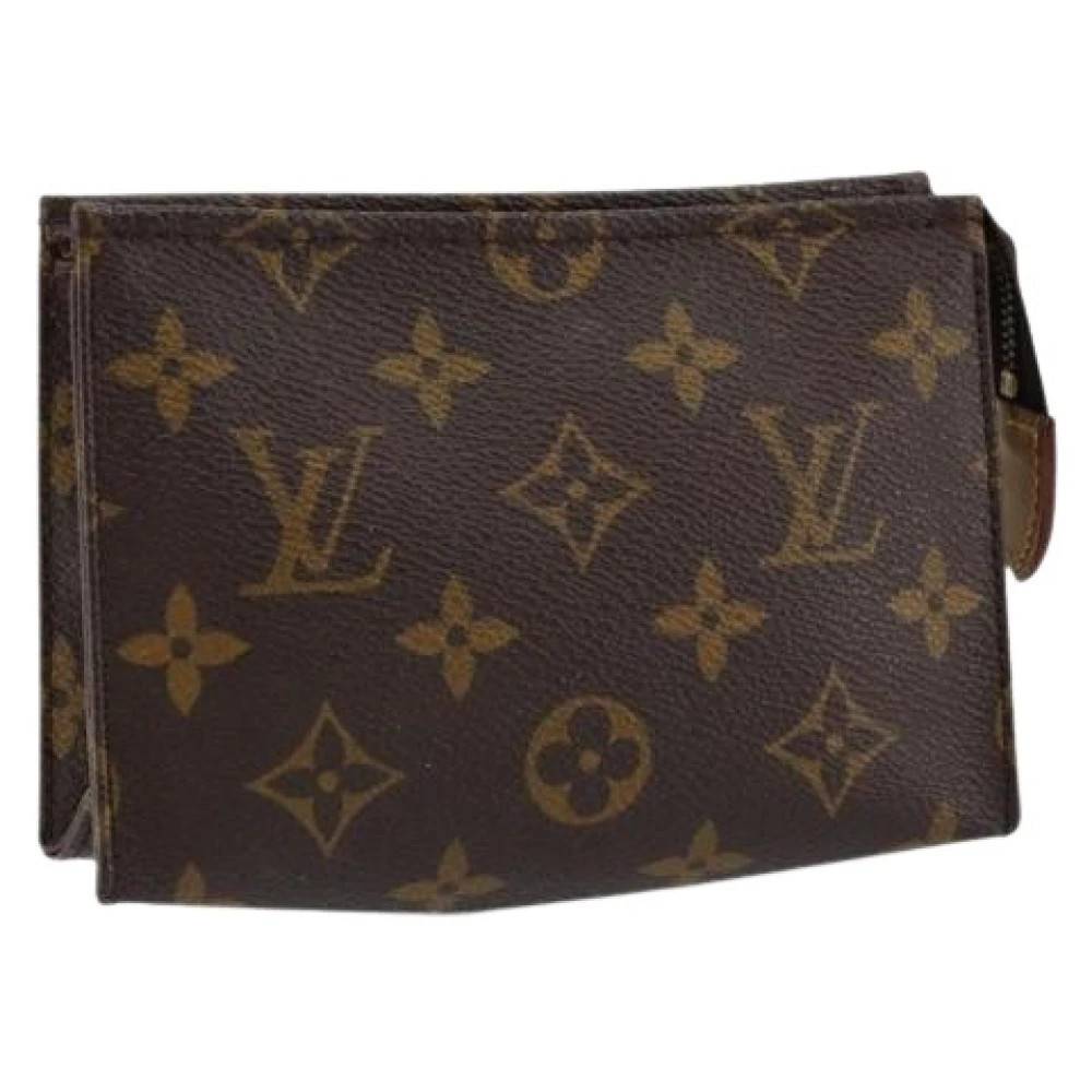 Louis Vuitton Vintage Pre-owned Canvas Clutch - Vintage - Dame - Brun - ONE SIZE -
