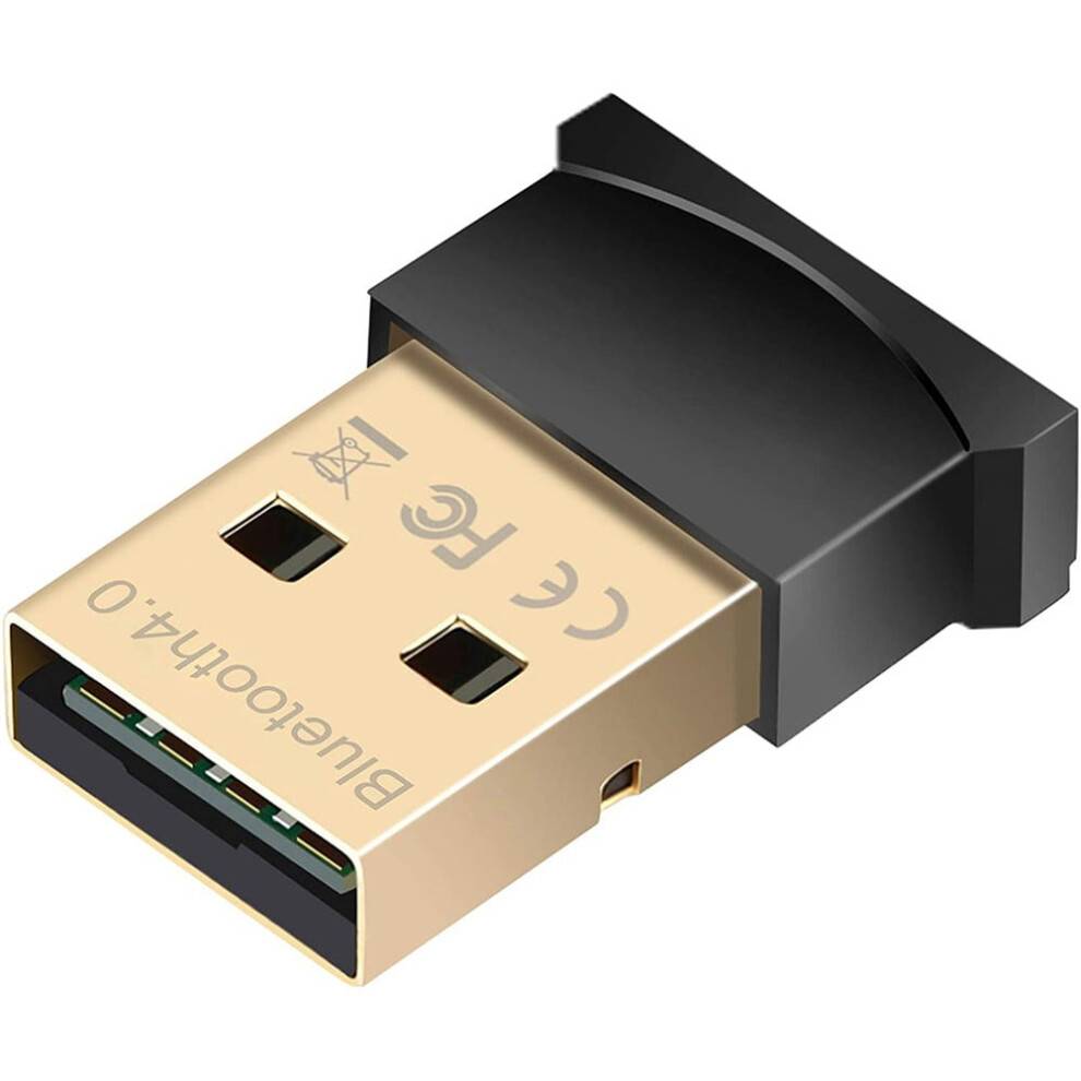 JANDEL Bluetooth USB-adapterdongle, kompatibel med Windows 10/8/7/Vista/XP, bærbar pc, mus, tastatur, headset