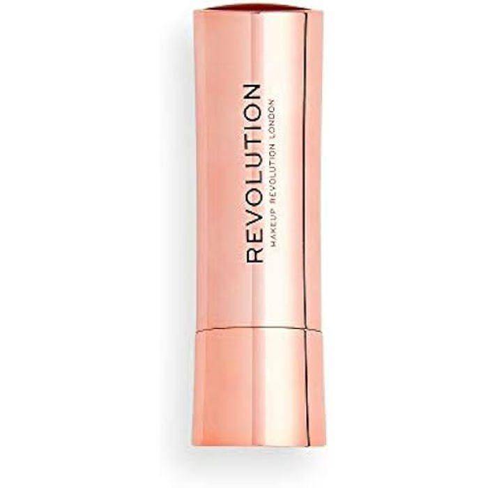 Rouge à Lèvres - Makeup Revolution - Satin Kiss - Ruby - 3.5g - Fini Velours