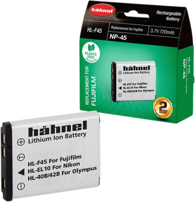 Hähnel Batteri HL-F45 Motsvarar Fujifilm NP-45