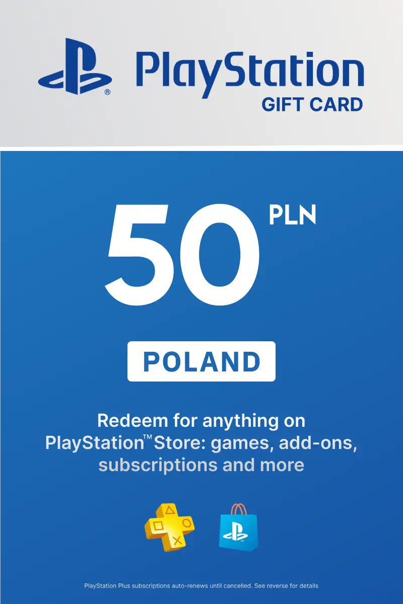 PlayStation Network Card 50 PLN (PL) PSN Key Poland