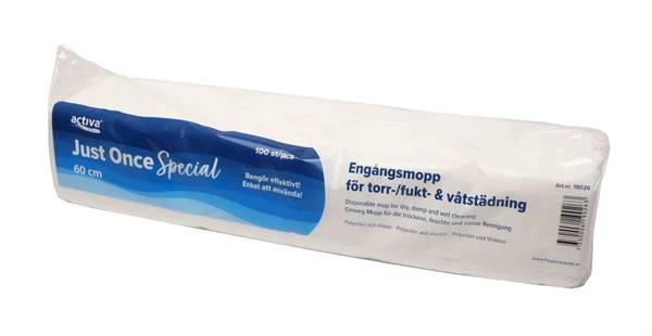 Just Once SPECIAL Vått och torrt Engångsmopp 60cm 100st #19026