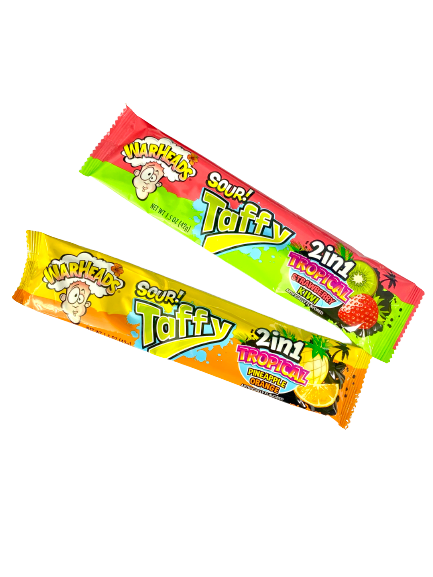 Warheads Taffy Bar 2 in 1