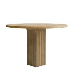 101 Copenhagen - Arc Matbord Natural Oak Ø120 från Sleepo - Trä ((LxDxH): 120 x 120 x 74 cm)