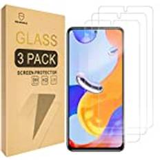 Mr.Shield skärmskydd för Xiaomi Redmi Note 11 Pro 5G+4G / Redmi Note 11 Pro+ / Redmi Note 11 Pro Plus [härdat glas] [9H hårdhet] [3-pack] Reptålig kristallklart skärmskydd