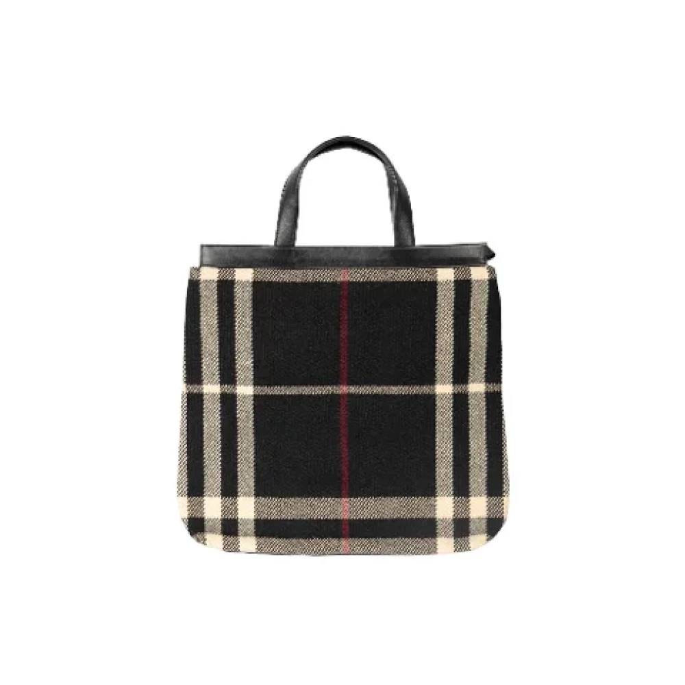 Burberry Vintage Pre-owned Laeder hndtasker - Vintage - Dame - Sort - ONE SIZE -