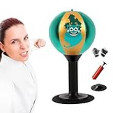 Desk Punching Bag, Cartoon Punching Ball, Desktop Boxing Ball, Portable Boxing Toy, Funny Punching Ball, Desktop Training Punching Bag, Children’s Boxing Ball, Adult Punching Bag, Elderly Boxing