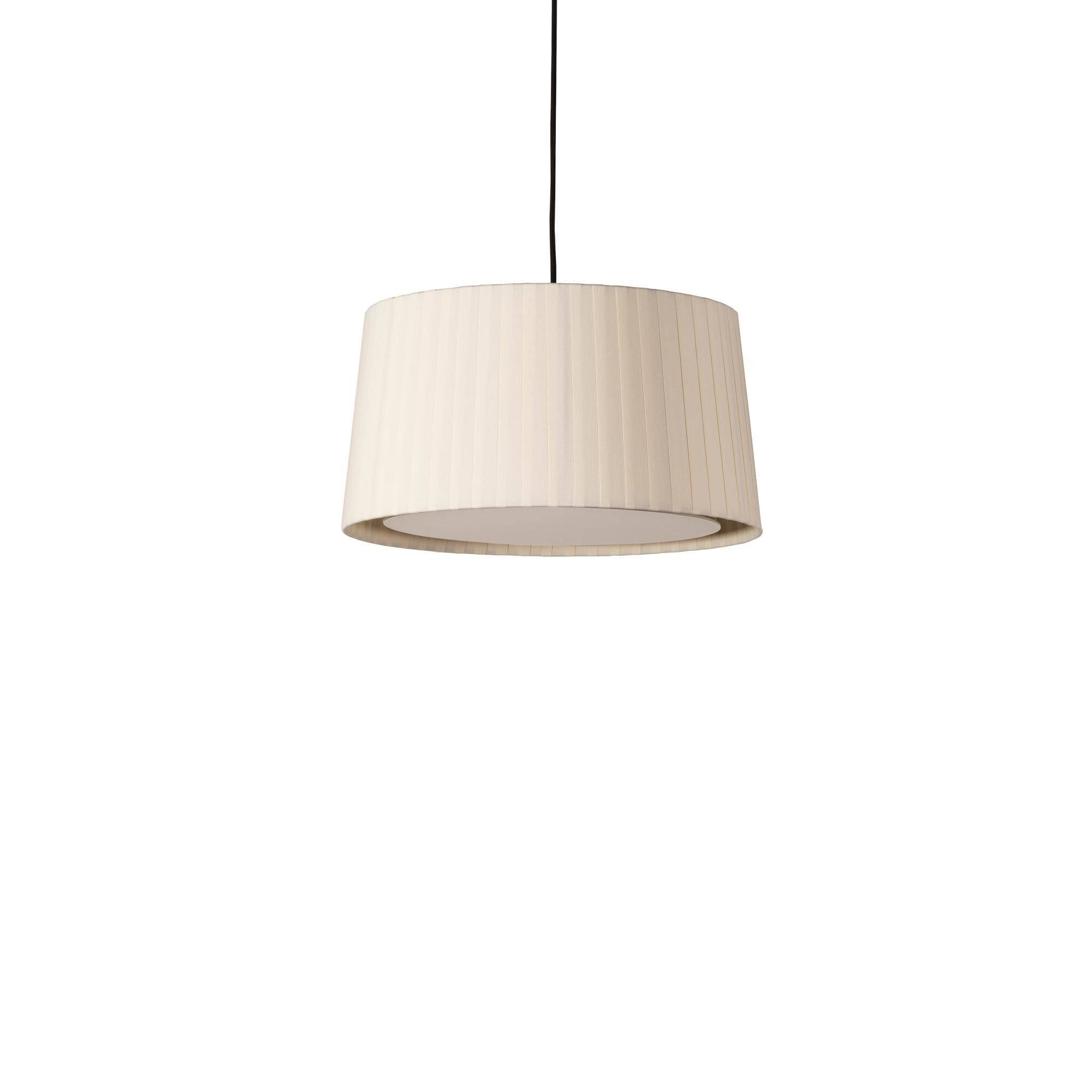 Santa & Cole GT6 Taklampa Natur/ Nickel/ Sladd Svart - Natur och nickel