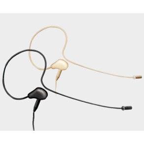 JTS single ear headset (lille bøjle) miniature mikrofon Omni 4P mini XLR  stik, Beige