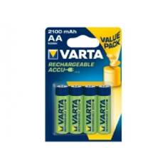 Varta Rechargable Accu - Batteri 4 x AA type - NiMH - (genopladelige) - 2100 mAh