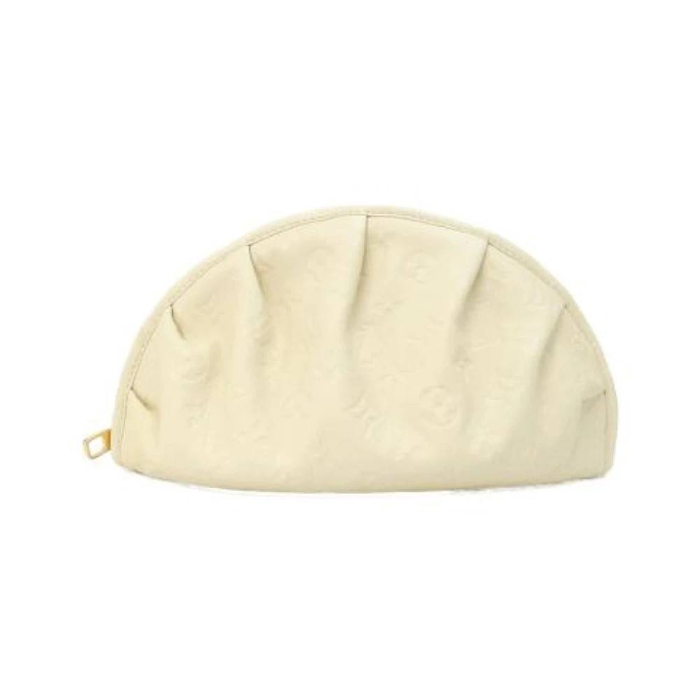 Louis Vuitton Vintage Pre-owned Monogram Læder Pung - Vintage - Dame - Beige - ONE SIZE - Læder