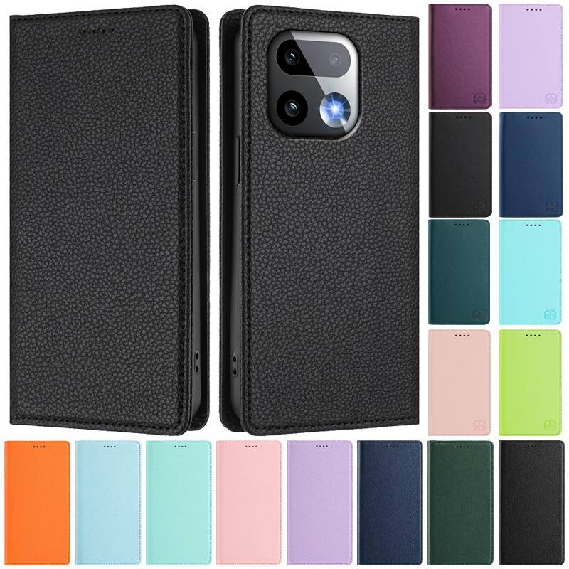 För Realme 16 Pro+ Plånbok Kortplatser Telefonfodral För Realme 16 Pro Plus Fodral på För Realme16Pro Fällbart Magnetiskt Fodral Funda Coque black