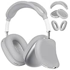 AIRSPO Airpods Max fodral, silikonfodral för AirPods Max hörlurar, repfri örondyna/pannband skydd för Apple AirPods Max