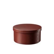 X3 Drejø Opbevaringsæske, Ø31 cm fra FDB Møbler Oxide Red - Jacobsen Plus