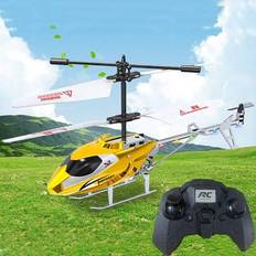 3,5-kanals RC-helikopter med induktionshelikopter, 2,4G fjärrstyrd drönare för barn och nybörjare, LED-ljus miniflygleksak, 8-10 min flygtid, lätt att - Multifärgad (Multi-size)