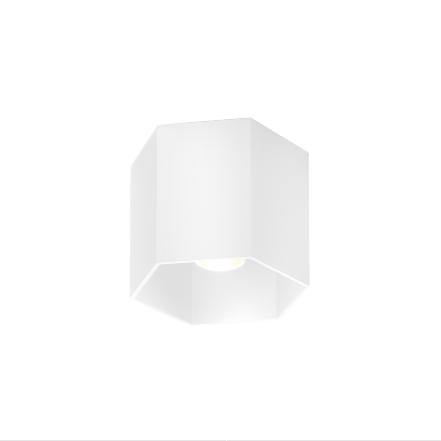 Hexo 1,0 loftlampe Wever & Ducré - Hvid / LED 8W 3000K 600Lm Ra80