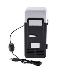 LED Mini-USB Køleskab, USB Køleskab, Drikkevarer, Drikkedåser, Køleskab og Opvarmning, Sort