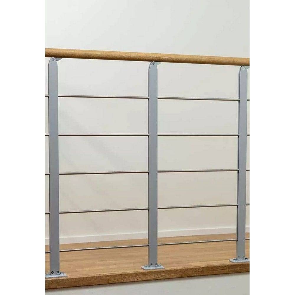 Dolle Skyddsräcke Design - Antracit / Vitoljad ek / Förlängningspaket