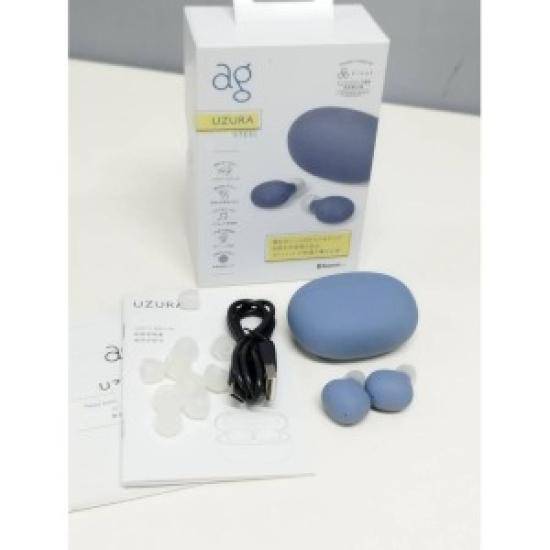 USED final AG UZURA – True Wireless Earbuds with ANC, Bluetooth 5.2, USB‑C Charging Case stålblå färg