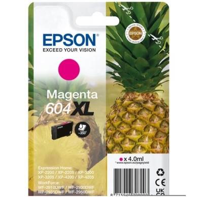 Epson bläckpatron 604XL original magenta 4 ml