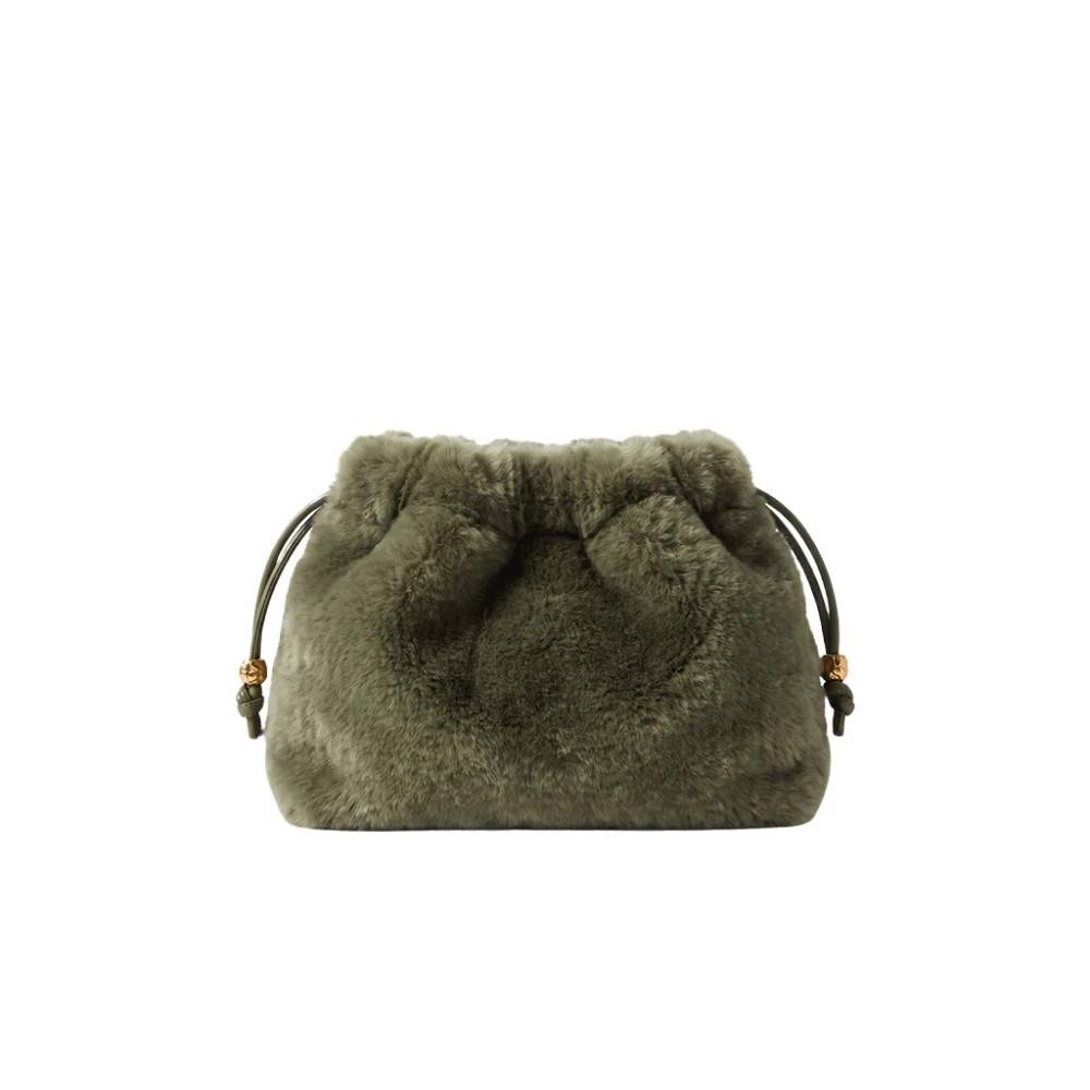 Biagini Womb Håndtaske - Tasker - Dame - Grøn - ONE SIZE - Uld