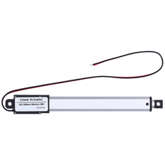 Lineær aktuator DC 12V 100mm intern grænseafbryder lav støj elektrisk mini lineær aktuator til industrielt landbrug 30mm/s-20N