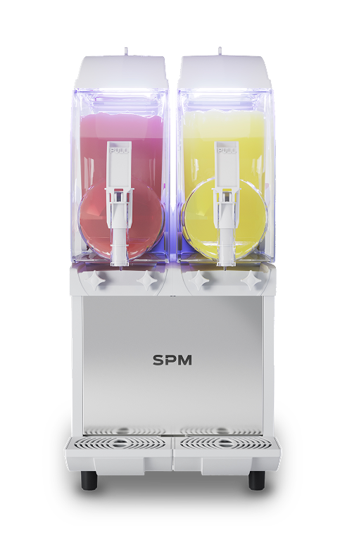 SPM I-Pro 2 slush ice-maskin med 2 behållare/svart