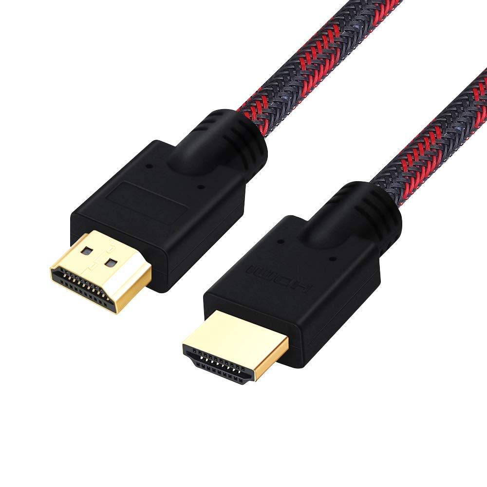 Shuliancable Fast Ethernet HDMI-kabel Stöder 1080p 3D och Audio Return Channel 1m 2m 3m 5m 10m 15m 20m 25m (1M) svart