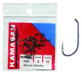 KAMASAN K60 - WORM HOOK (Storlek: 8)