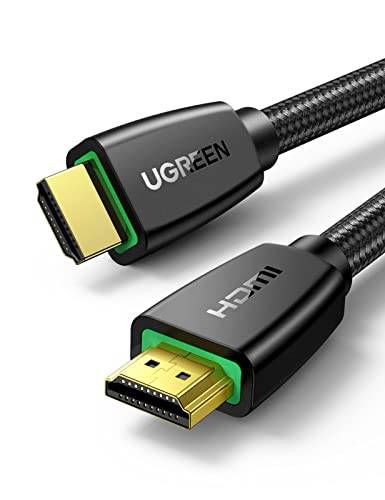 UGREEN 4K HDMI Kabel 2.0 Nylon Stöder UHD HDR för PS5, Xbox One, TV Box etc.(0.5M)