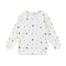 Joha Tröja - Off White m. Tryck - Joha - 90 - Tröja