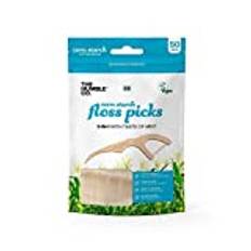 The Humble Co. Plant Based Floss Picks | Fresh Mint | Eco-Friendly, Vegan for Your Everyday Oral Care - Dentist Approved - Removes Plaque and Gives a Fresh Feel (2 x 50p)