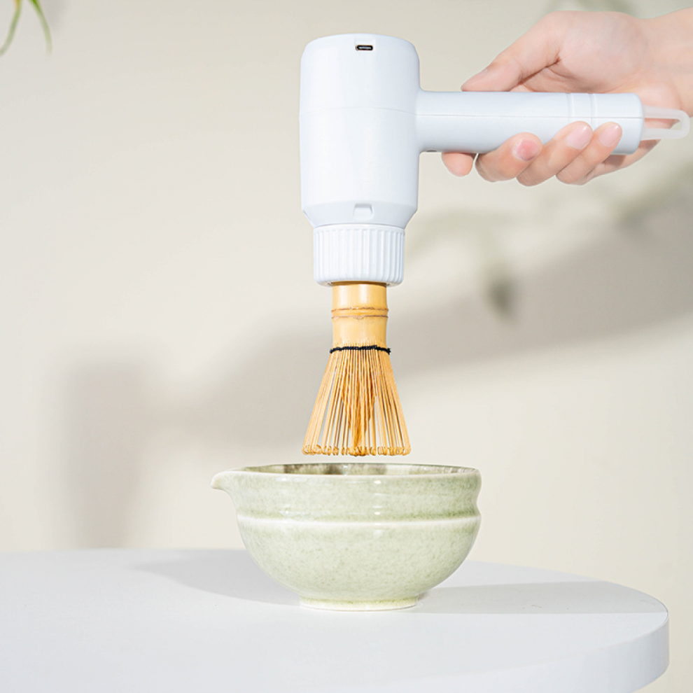 Elektrisk Matcha-piskeris, genopladelig, hurtigt piskende Matcha-blender, værktøj til hjemmebrug