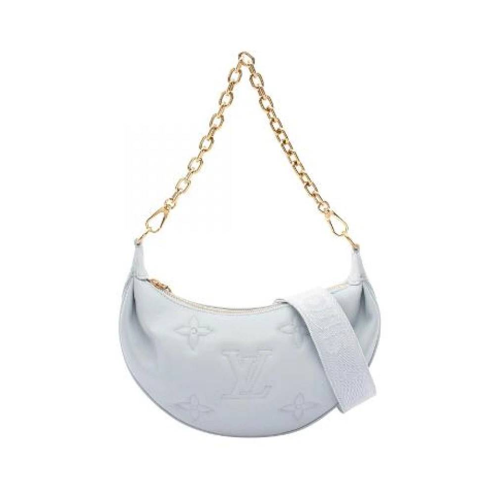 Louis Vuitton Vintage Pre-owned Over The Moon Bubblegram Læder 2way Skuldertaske - Vintage - Dame - Blå - ONE SIZE - Uld