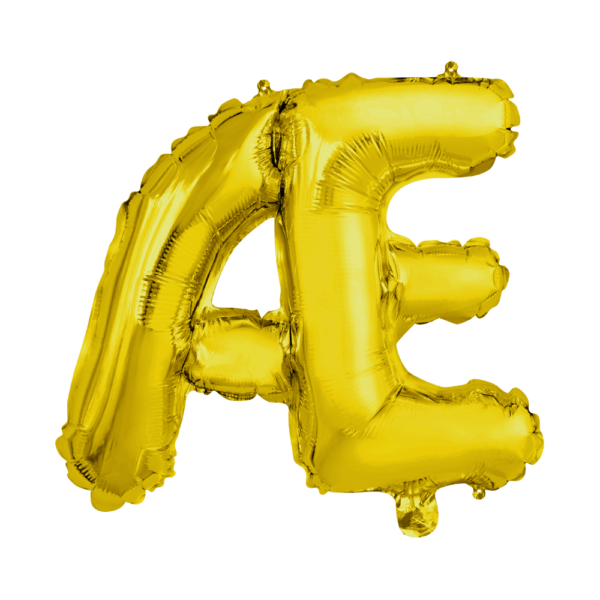 Folieballon "Æ" Guld - 41cm