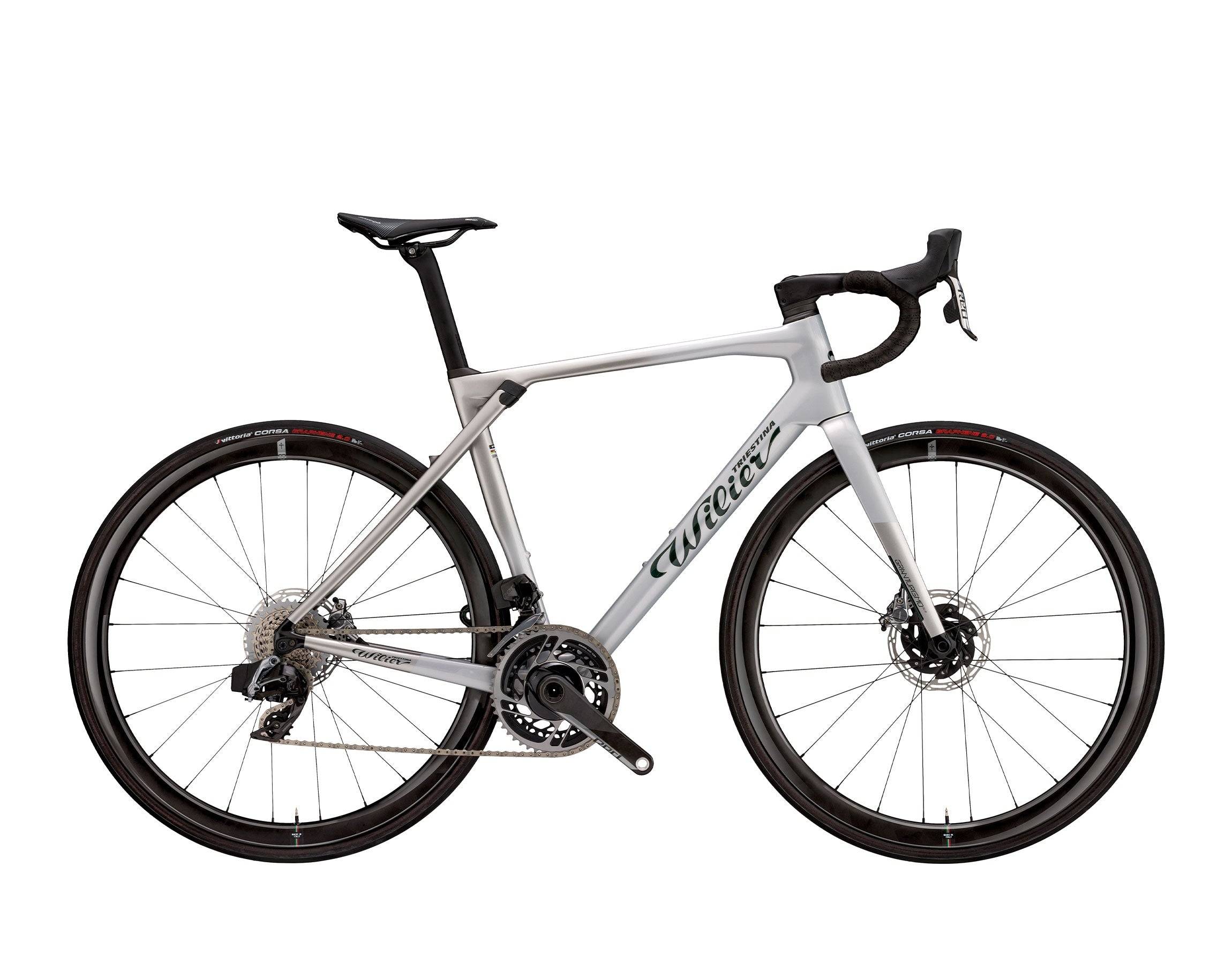 Wilier Granturismo SLR 2025 - Shimano Ultegra Di2 2x12sp - Miche Kleos 36 Carbon - 128 / M / Silver