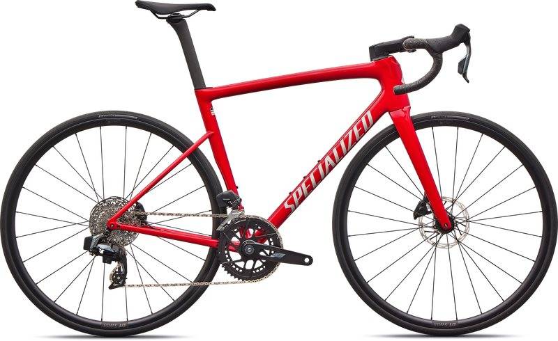 TARMAC SL8 COMP AXS - GLOSS RED TINT OVER SILVER DUST / SILVER DUST (61)