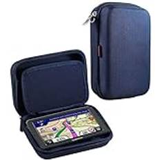 Navitech Blå hård GPS-bärväska kompatibel med Garmin Drive 52MT-S 5 tum Sat Nav