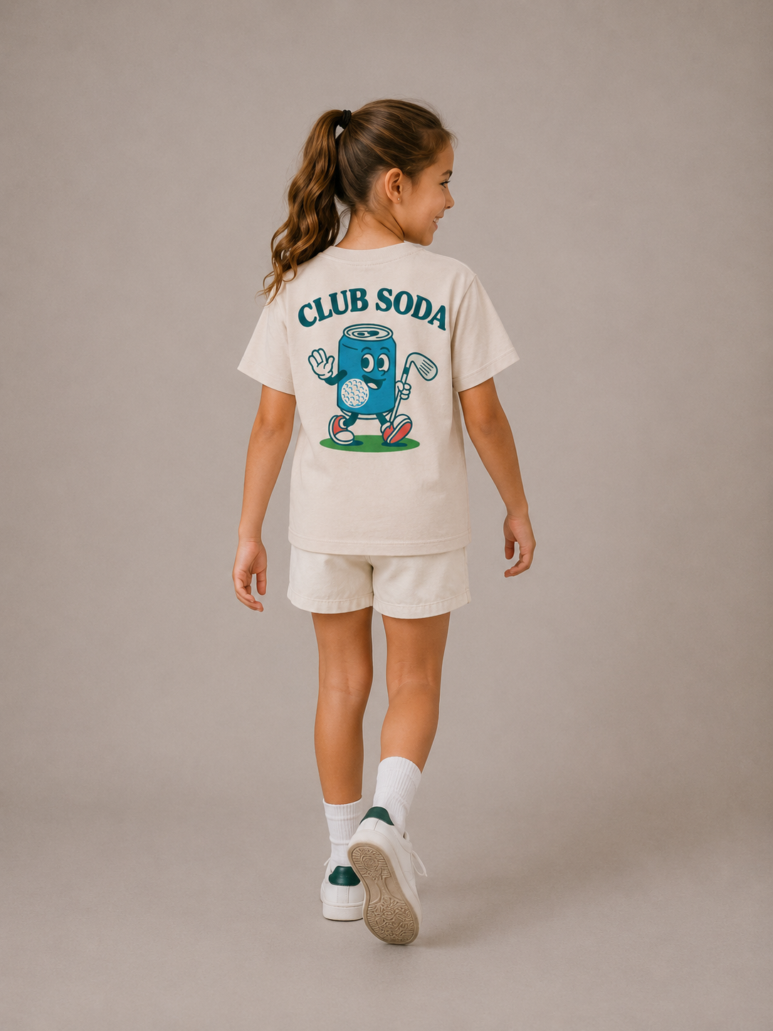 Club Soda - Kids tee - Eco-Heather / 110-116 cl