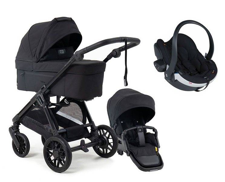Emmaljunga Sento duovagn Flat+ 2027 + BeSafe iZi Go Modular X2 babyskydd