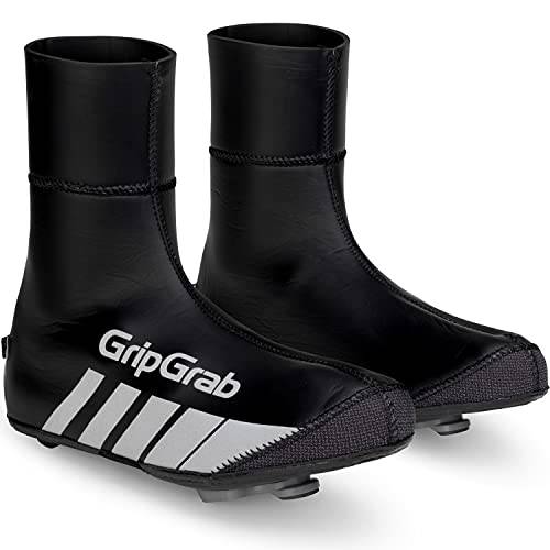 GripGrab RaceThermo | vinter tävlingsskor | varm vattentät vindtät neopren cykelsport överdrag svart (44/45)