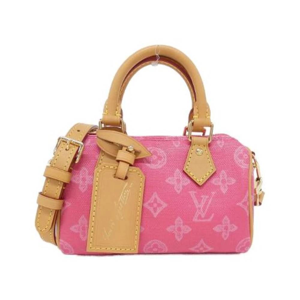 Louis Vuitton Vintage - Pre-owned Monogram Origin Nano Speedy Coated Canvas Bag Vintage - Dam - ONE Size -