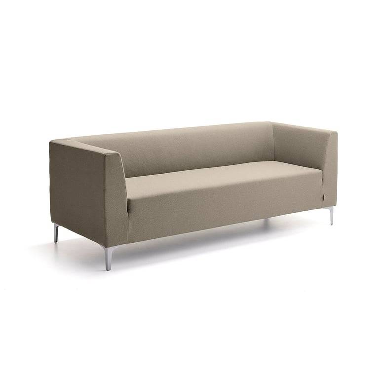 3-sits soffa CASUAL, tyg CURA, brun