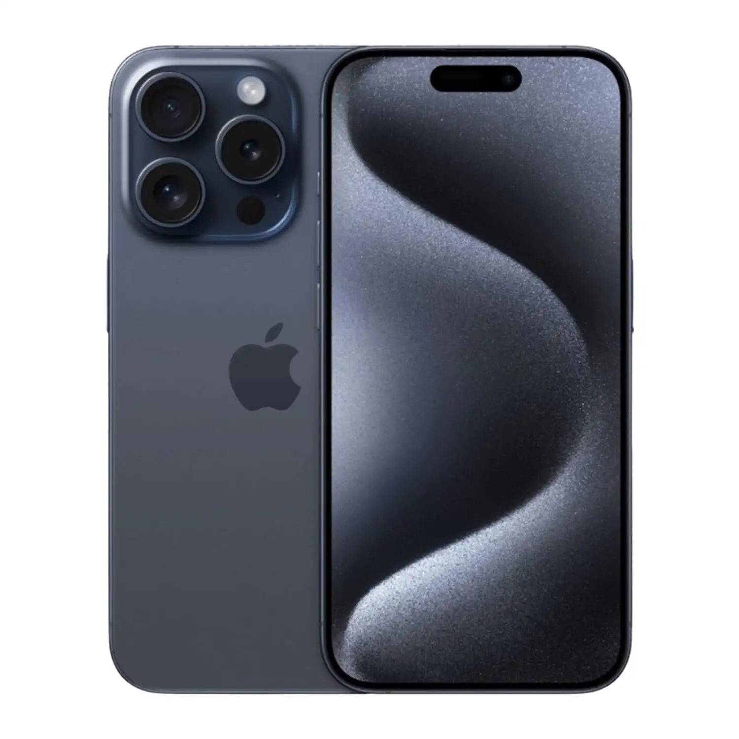Brugt iPhone 15 Pro Max | 512GB | Blåt titanium | Brugbar stand