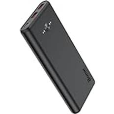 Power Bank 10000mAh, BONAI Powerbank Ultra Slim Leicht USB-C Input & Output 3A Schnellen Ausgängen Externer Handyakkus Klein Aber Stark, Kompatibel med iPhone Samsung Xiaomi Huawei Realme och mehr