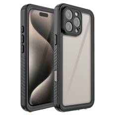 REDPEPPER iPhone 16 Pro Max Skal 360 Vattentät IP68 Svart