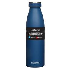 Sistema Stainless Steel drikkeflaske 500 ml - Mørke Blå